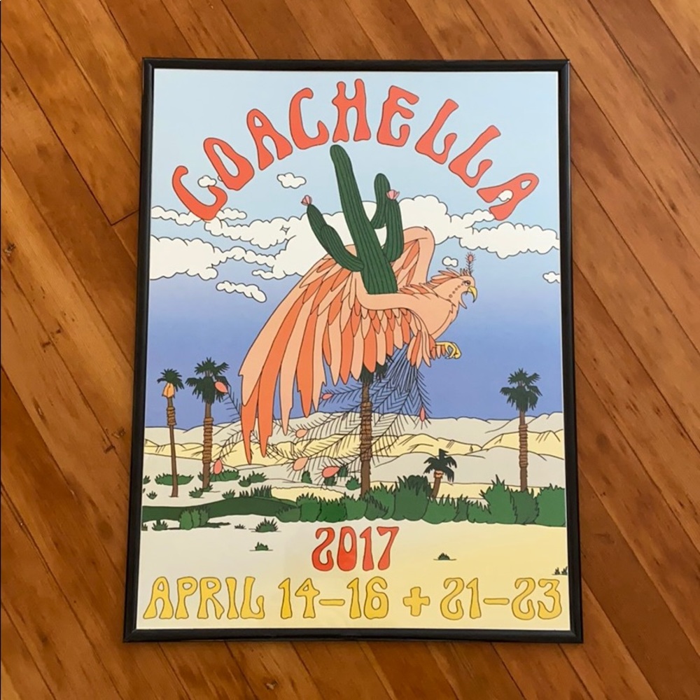 Coachella Music Festival 2017 Screen Print Poster 24x18